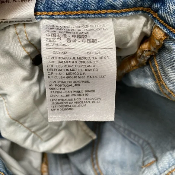 Levi’s 501 straight leg ripped jeans - Picture 8 of 10